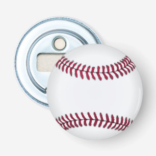 Button Bottle Opener-Baseball Opener