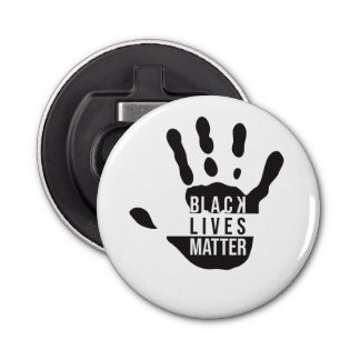 Button Bottle Opener Black Lives Matter