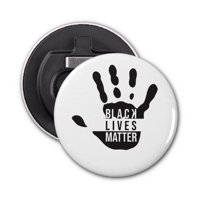 Button Bottle Opener Black Lives Matter (Front)