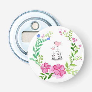 Button Bottle Opener Elephant