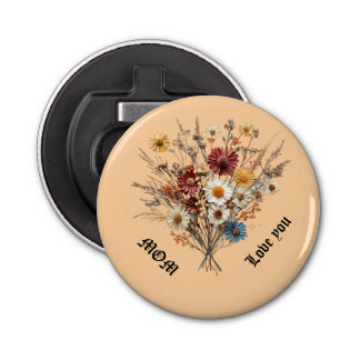 Button Bottle Opener for Mom