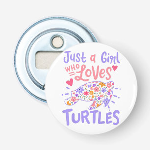 Button Bottle Opener with magnet