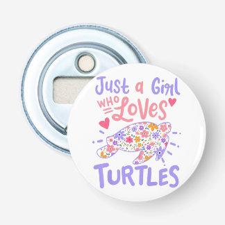 Button Bottle Opener with magnet