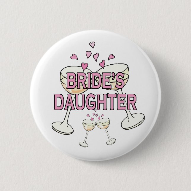 Button: Bride's Daughter 2 Inch Round Button (Front)