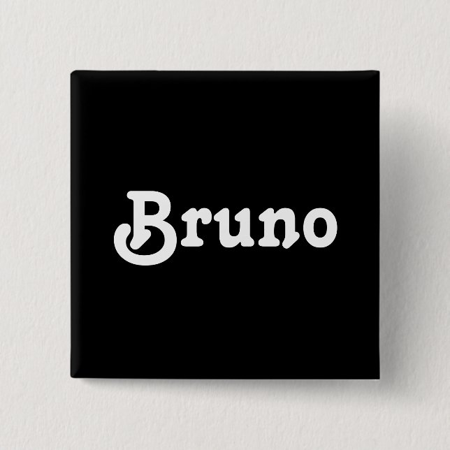 Button Bruno (Front)
