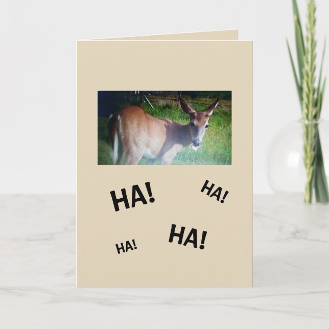 Button Buck Birthday Card (Front)