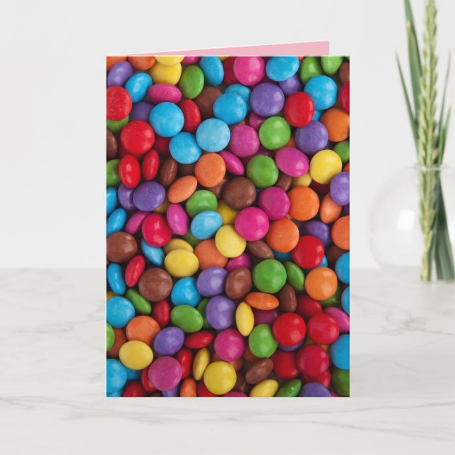 Button Candy greeting card (Front)