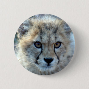 Button-cheetah-cub10x10 2 Inch Round Button