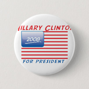 button-clinton 2 inch round button