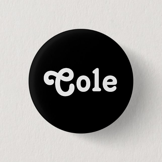Button Cole (Front)