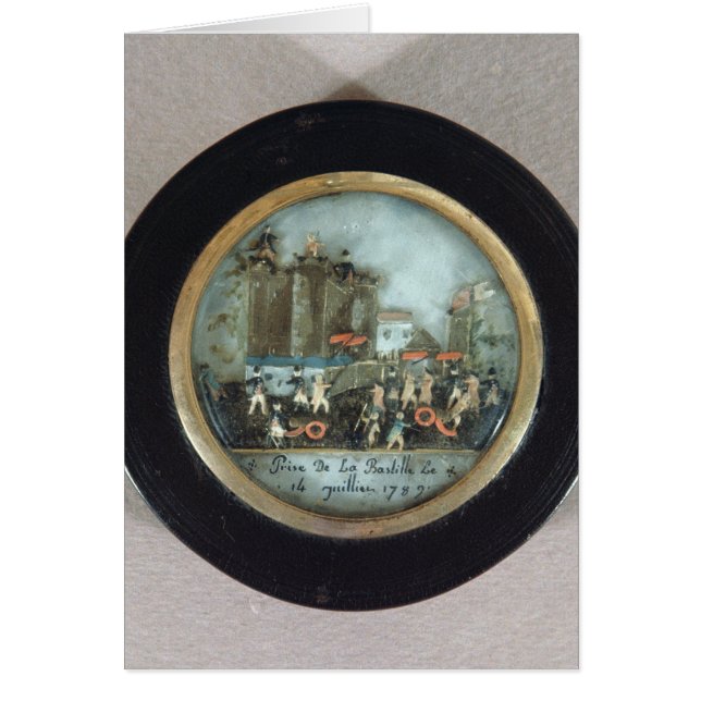 Button depicting the Storming of the Bastille (Front)