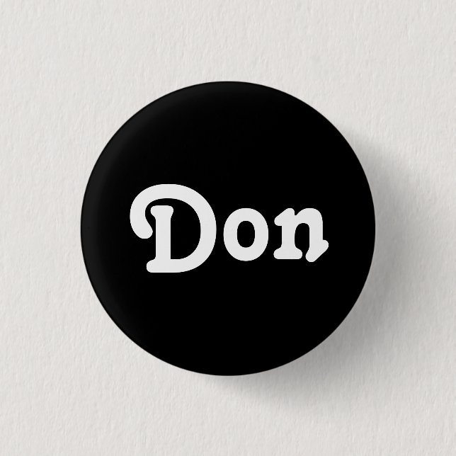 Button Don (Front)