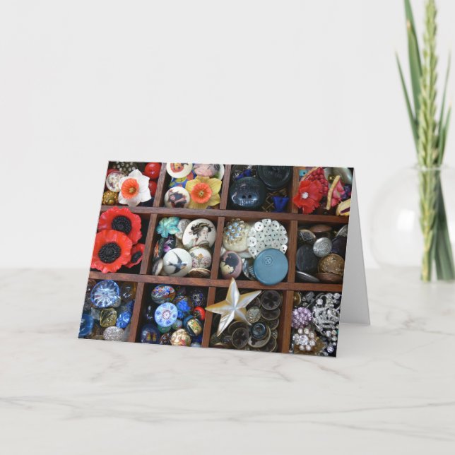 Button Drawer Card (Front)