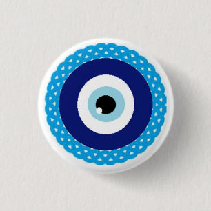 Button-evil-eye 1 Inch Round Button