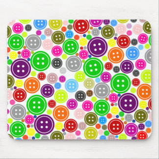 Button Fever! Mouse Pad