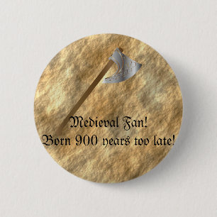 Button for medieval fans