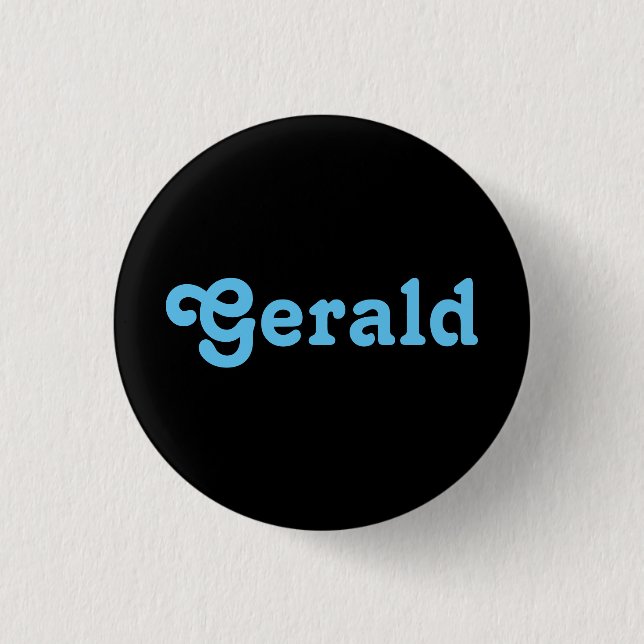 Button Gerald (Front)