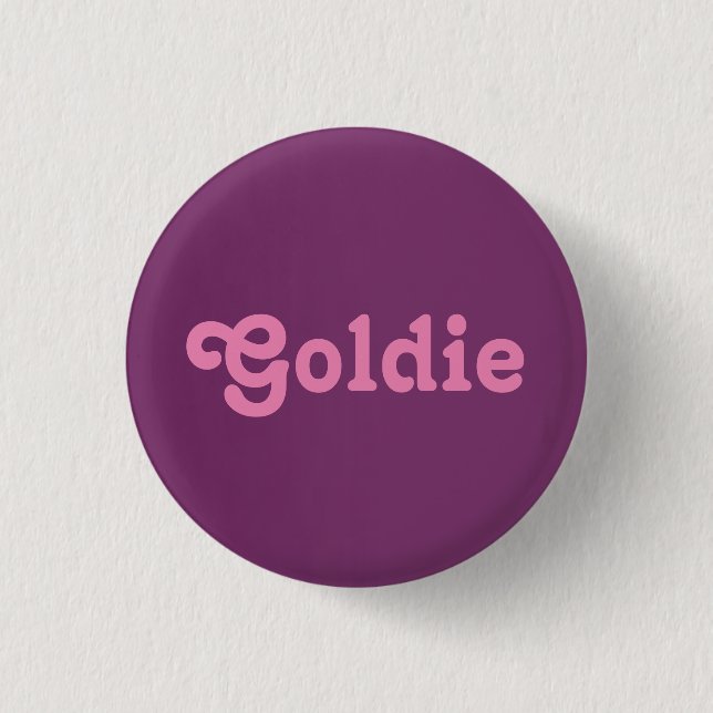 Button Goldie (Front)