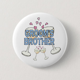 Button:Groom's Brother 2 Inch Round Button