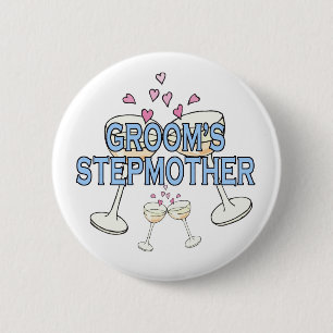 Button: Groom's Stepmother 2 Inch Round Button