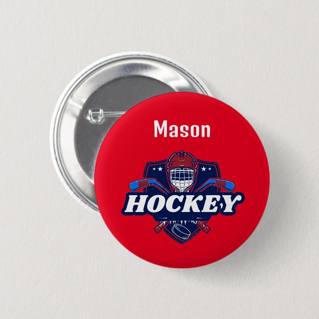 Button Hockey Gear - Personalized -Add Name # (Front & Back)