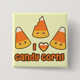 Button - I Heart Candy Corn