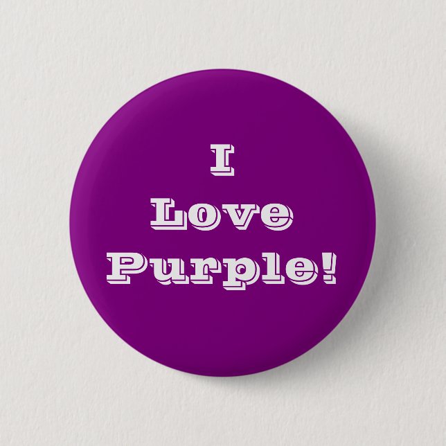 Button I Love Purple (Front)