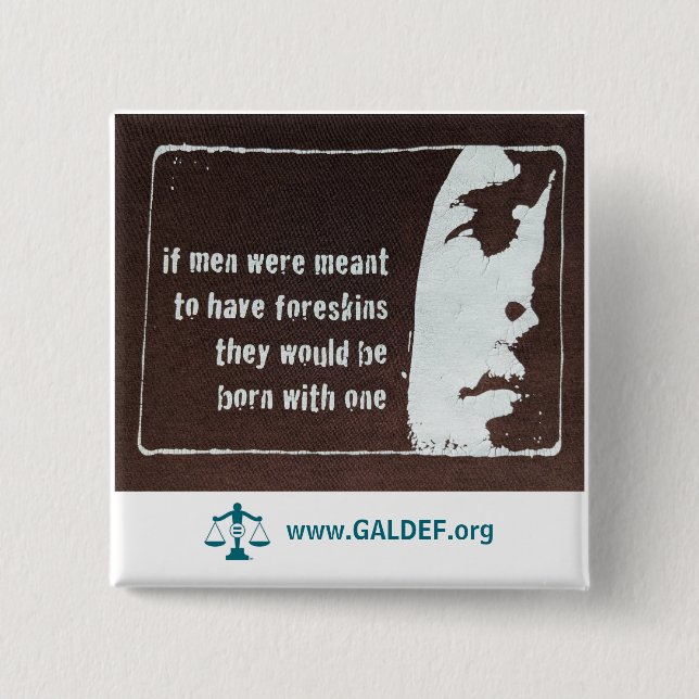 Button - If men were meant to have (Front)