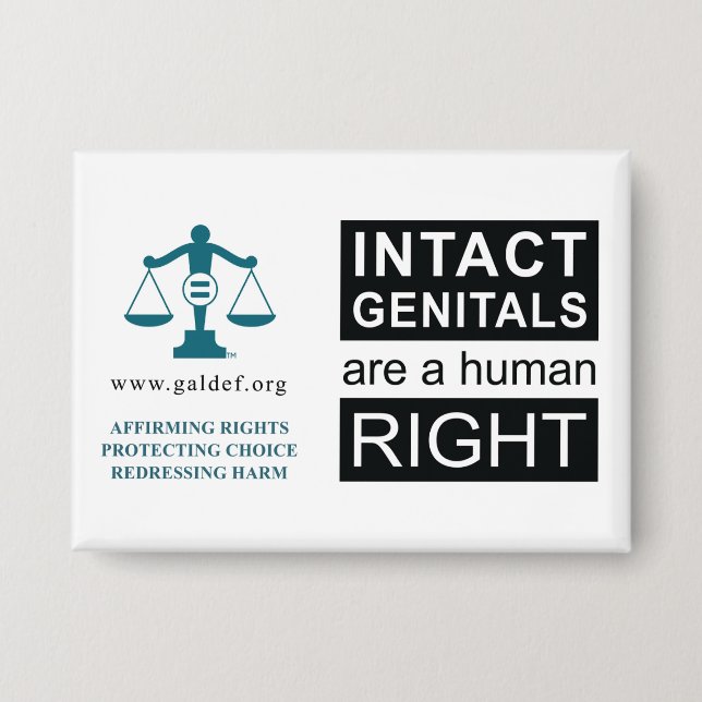 Button - Intact Genitals (Front)