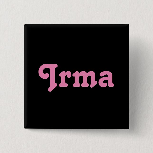 Button Irma (Front)