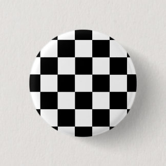 Button Karo black/white