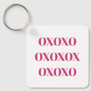 Button Key Ring - OXOXO