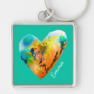 Button Keychain