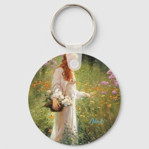 Button Keychain
