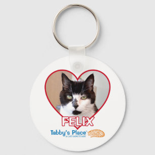 Button Keychain - Felix