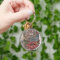 BUTTON KEYRING : WILLIAM MORRIS DESIGN