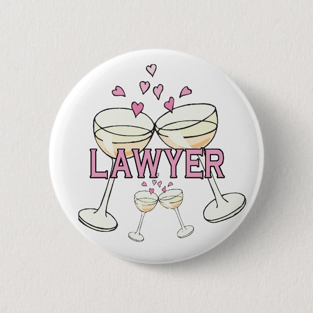 Button: Lawyer 2 Inch Round Button (Front)