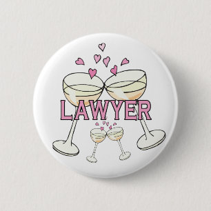 Button: Lawyer 2 Inch Round Button