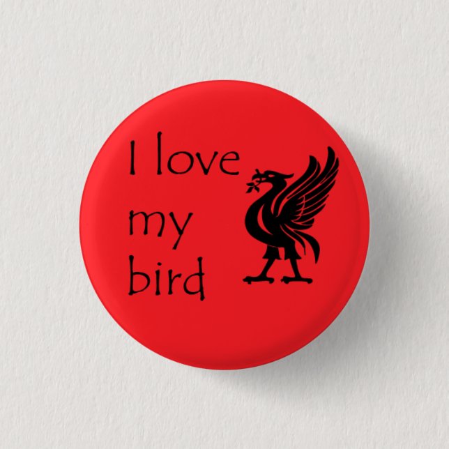 Button - Liverpool Liverbird (Front)