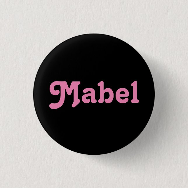 Button Mabel (Front)