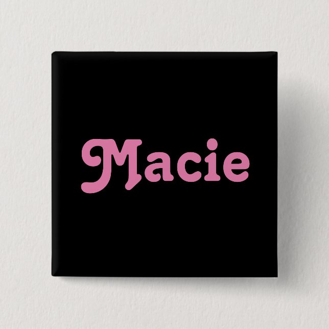 Button Macie (Front)