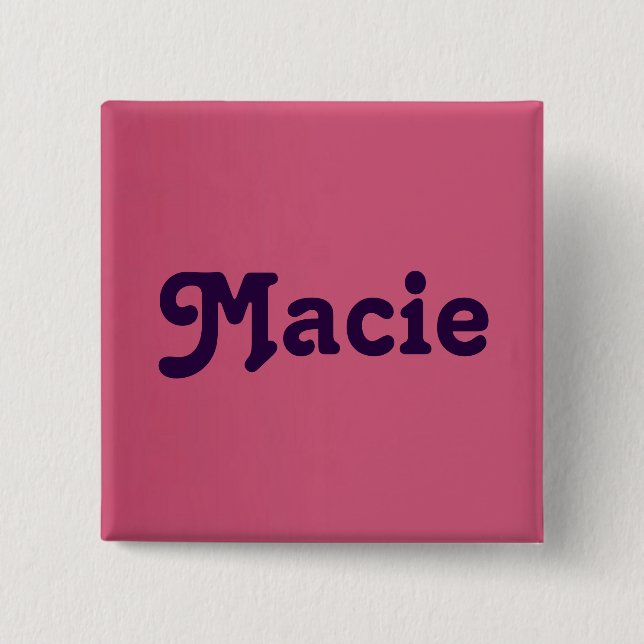 Button Macie (Front)