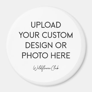 Button Magnet 3" Large Round