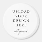 Button Magnet 3" Large Round