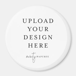 Button Magnet 3" Large Round