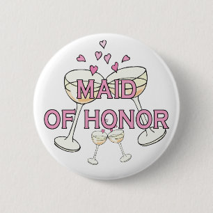 Button: Maid of Honour 2 Inch Round Button