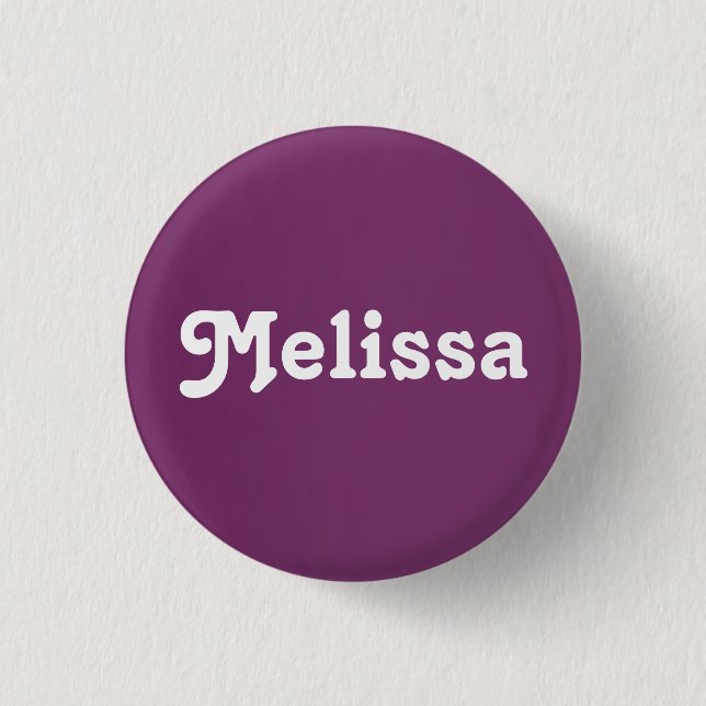 Button Melissa (Front)
