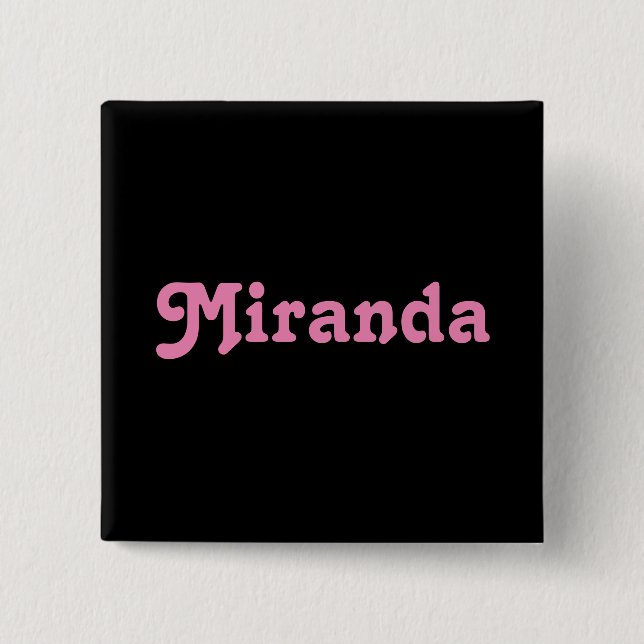 Button Miranda (Front)