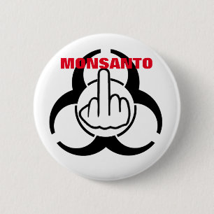 Button Monsanto Bio Hazard Flip