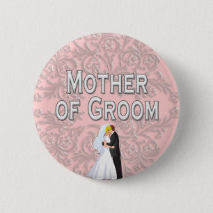 Button: Mother of Groom 2 Inch Round Button